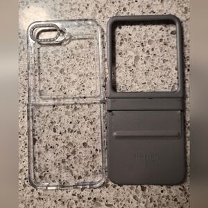 Gray and Clear Phone Case Set